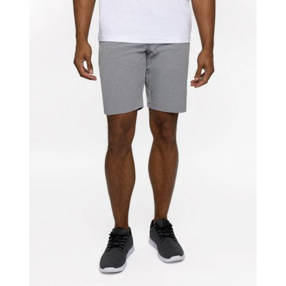 Travis‎ Mathew Mens 40 W42 Beck Golf Shorts Flat Front Gray Stretch Lightweight - Picture 1 of 11